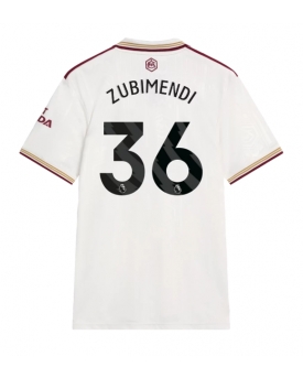 Arsenal Martin Zubimendi #36 Maglia Gara Terza Repliche 2025-26 Maniche Corte